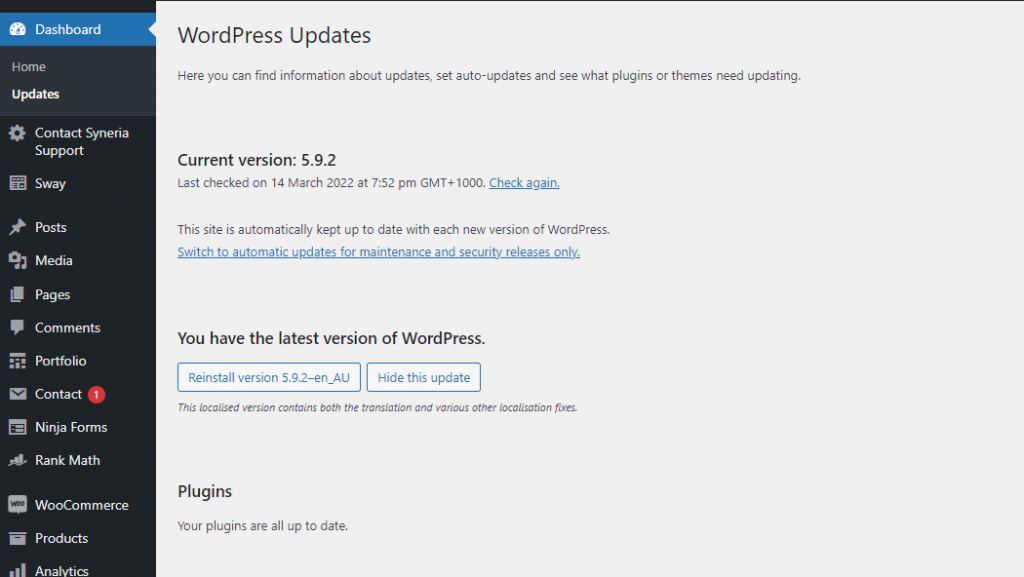 why update wordpress